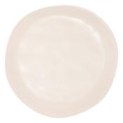 Assiette Plate Beige Bosselée Céramique Ø 26 cm