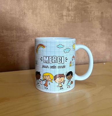 Mug Merci pour cette Année - École - Céramique 30 cl