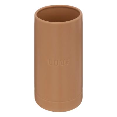 Vase LOVE Camel H.20 cm Déco Bohème 