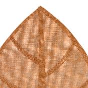 Set de Table Feuille Marron Foncé Nature 50 x 33 cm