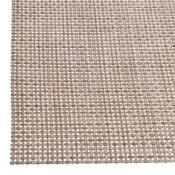 Set de Table Rectangulaire Beige Naturel Reflet Marron 50 x 35 cm