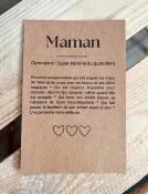 Coffret Cadeau "Maman" Rose - Plaid Tout Doux Bougie Carpe Diem Pochette Fleurie Carte Kraft