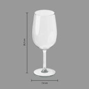 6 Verres à Vin Concave Design 36 cl ORPEA