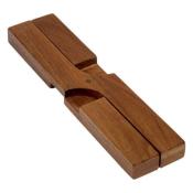 Dessous de Plat Pliable en Bois d’Acacia – Forme Croix – 21 x 21 cm 